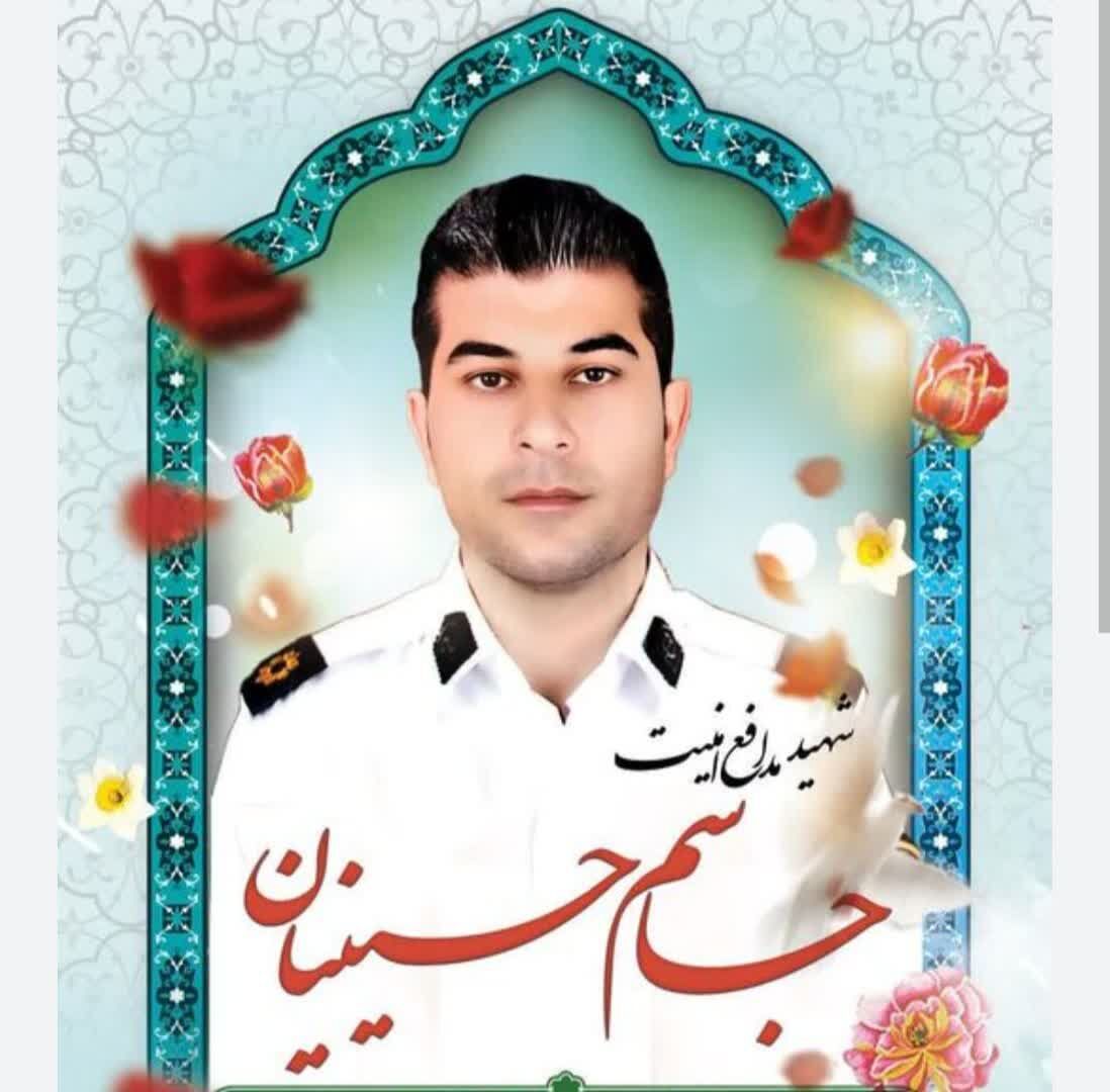 مشایعت فرزند شهید امنیت تا مدرسه در بهشهر