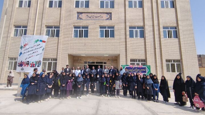 افتتاح مدرسه ۱۲ کلاسه مسکن مهر غرب زاهدان با همت خیر