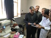 بازدید فرماندار سنندج از اردوی جهادی سلامت بنیاد علوی