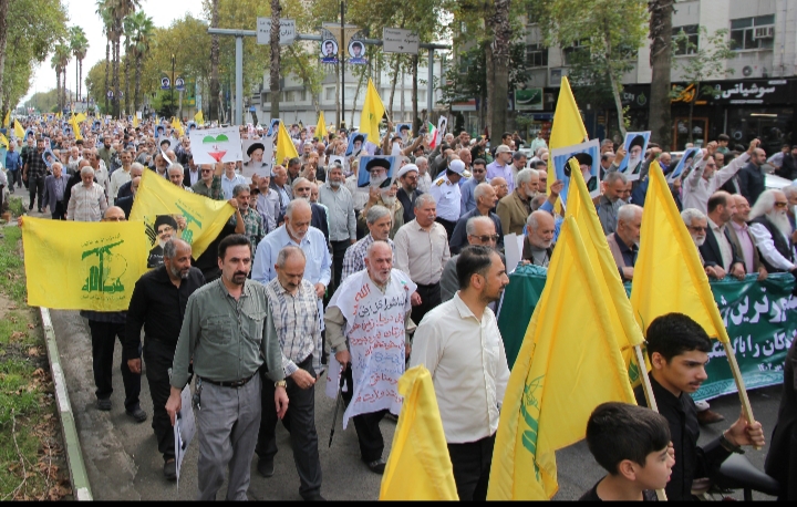 راهپیمایی جمعه های خشم و نصر نمازگزاران گیلانی