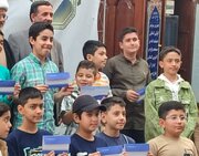فعال کانون مسجدجامع کرج رتبه اول مسابقات یک جزء دارالحافظین کلام وحی را کسب کرد
