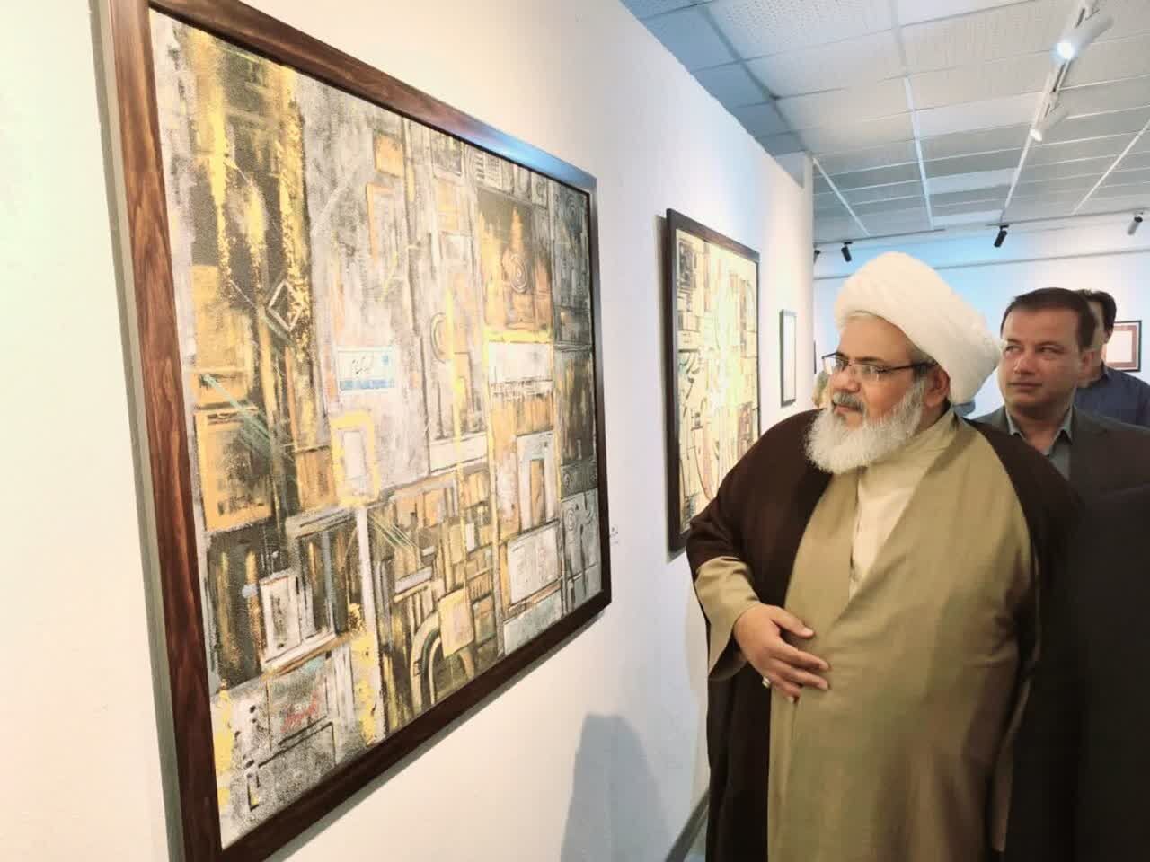 برپایی نمایشگاه نقاشی و خوشنویسی دفاع مقدس در کرمانشاه