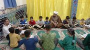 برگزاری کلاس روخوانی و قرائت قرآن کریم در مسجد قمربنی هاشم(ع) گیلانغرب