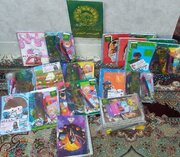 توزیع ۳۹۰ بسته نوشت‌افزار متبرک توسط خادمیاران رضوی در آران و بیدگل