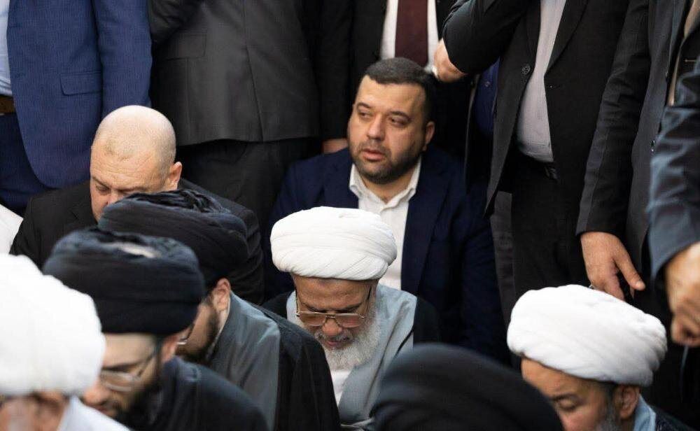 پیکر همسر آیت الله العظمی سیستانی در کربلای معلی تشییع شد