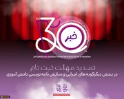 تمدید مهلت ارسال آثار در دو بخش جشنواره بین‌المللی تئاتر کودک و نوجوان