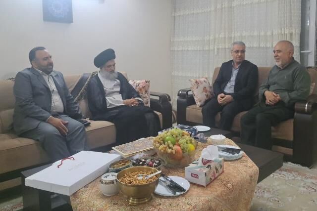 دیدار مسئولان فرهنگی گلستان با جانباز دفاع مقدس؛ پیام ایثار و مقاومت برای نسل امروز