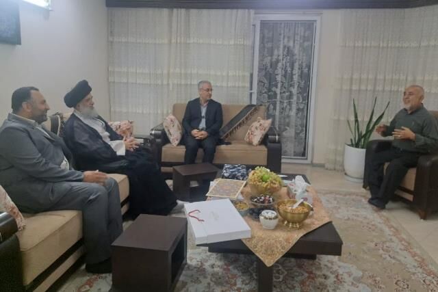 دیدار مسئولان فرهنگی گلستان با جانباز دفاع مقدس؛ پیام ایثار و مقاومت برای نسل امروز