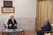 قالیباف با آیات عظام جوادی آملی، مکارم شیرازی و سبحانی دیدار کرد