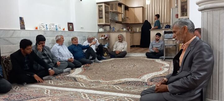  تجدید میثاق مداحان آران و بیدگل با دو شهید مداح نوش‌آبادی