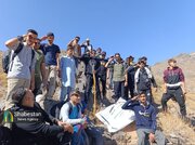 صعود دانشجویی به قله هزار راین انجام و یادواره شهدای ورزشکار دانشجو برگزار شد