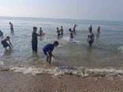 اردوی فرهنگی‌ـ‌تربیتی کانون بیت‌النور در سواحل خلیج فارس