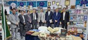 بازدید شخصیت‌های سیاسی و فرهنگی کردستان عراق از غرفه ایران در نمایشگاه کتاب سلیمانیه