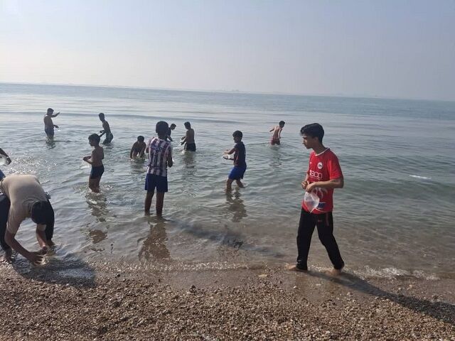 اردوی فرهنگی‌ـ‌تربیتی کانون بیت‌النور در ساحل بندرعباس/سفری برای آموختن زندگی اجتماعی