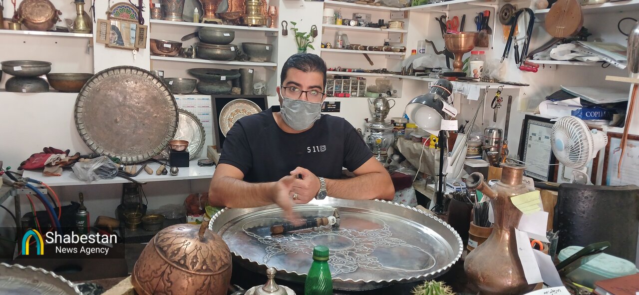 از کارگاه خانگی تا راهاندازی کارگاه تولید ظروف قلمزنی