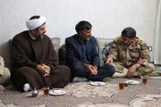 دیدار مرزبانان غیور اردبیل با خانواده معظم شهید مرزبانی «سجاد تختی»