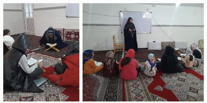 برگزاری کلاس‌های روخوانی و روان‌خوانی قرآن کریم در کانون حکمت دهگلان