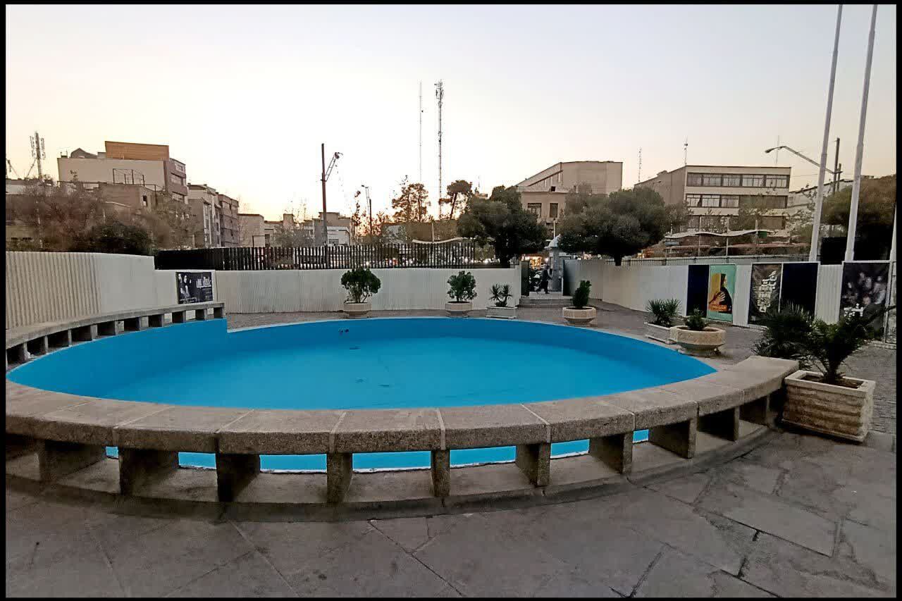 بخش دوم عملیات بهسازی محیط پیرامونی تئاتر شهر اجرا شد