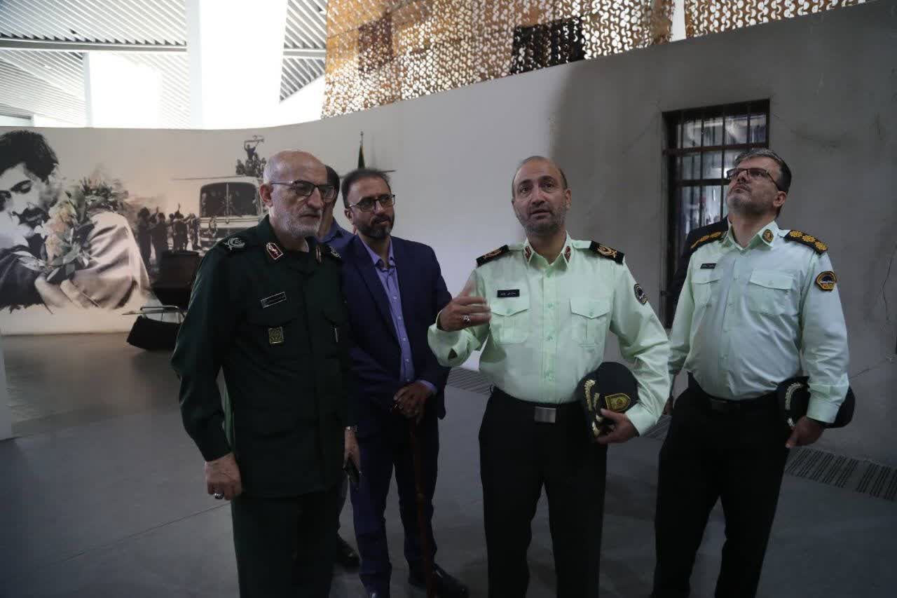 نمایشگاه «فداییان امنیت»؛ روایتی از پرتره شهدای فراجا در دفاع مقدس ۱۲روزه