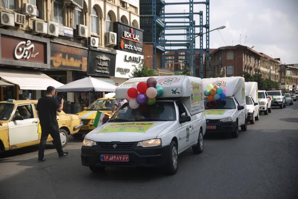 کاروان شادپیمایی کودکان ساری ترکیبی از هنر، شادی و تعهد