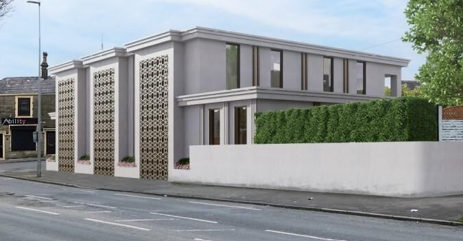 تخریب ساختمان قدیمی و ساخت مسجدی مدرن در شهر بلکبرن انگلستان