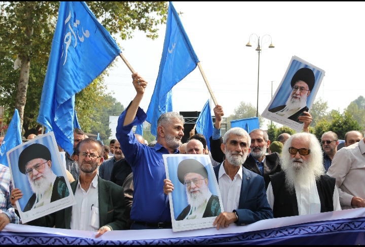 فریاد همدلی گیلانی‌ها با مردم قهرمان غزه
