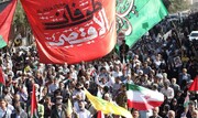 راهپیمایی «بشارت نصر» در مشهدالرضا(ع)