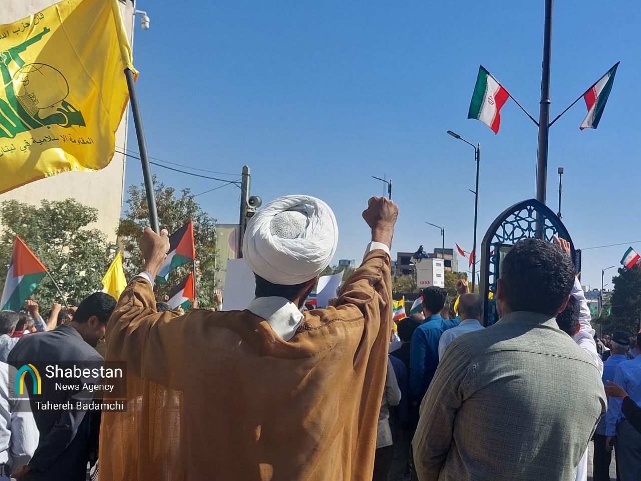 راهپیمایی بشارت نصر در کرمان