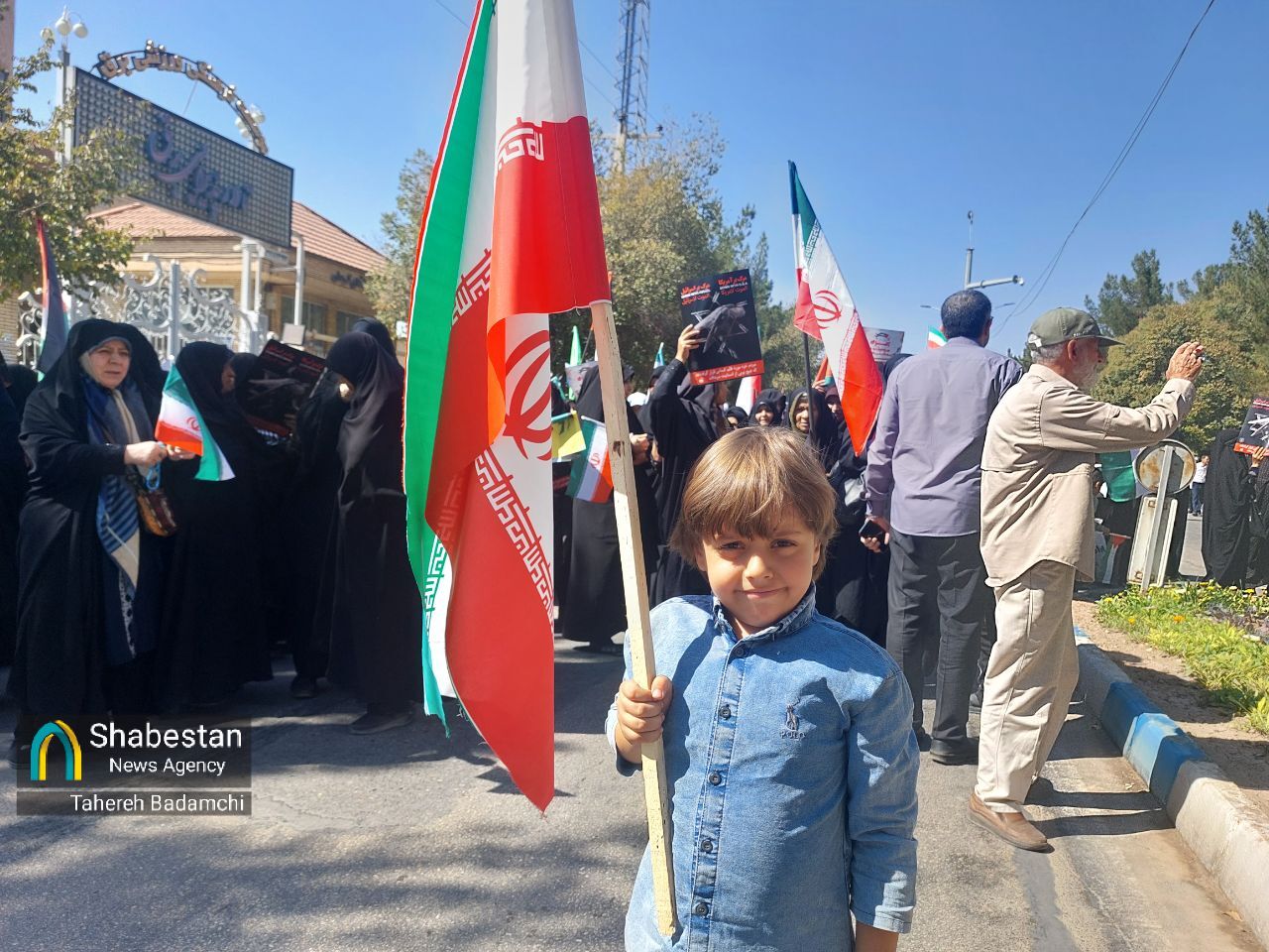 راهپیمایی بشارت نصر در کرمان