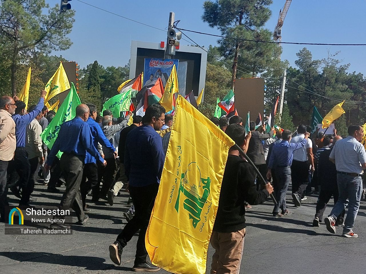 راهپیمایی بشارت نصر در کرمان