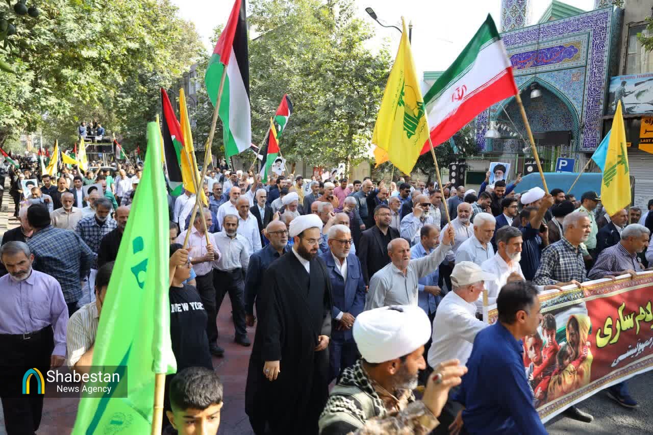 تصاویر راهپیمایی بشارت نصر در ساری