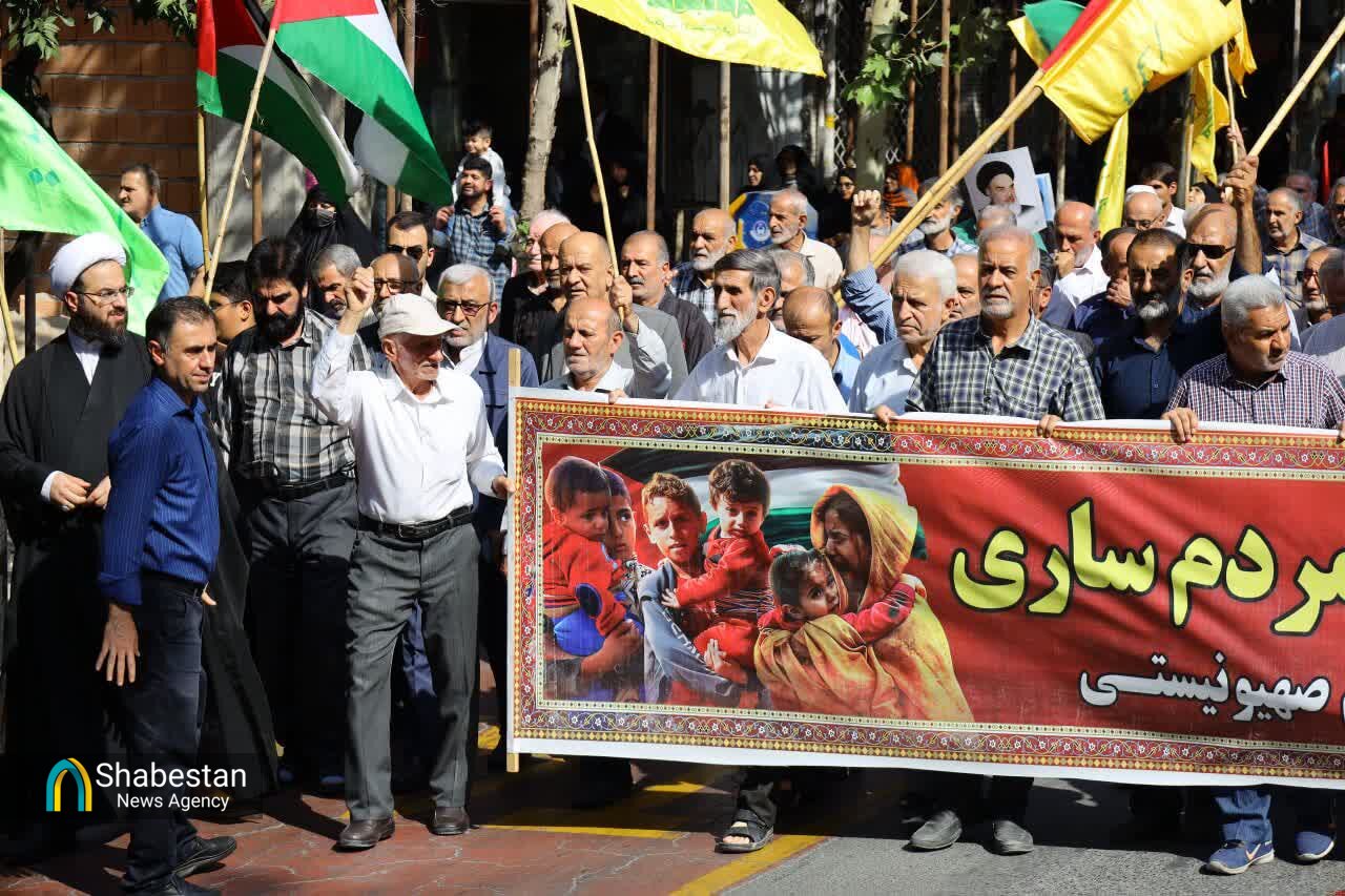 تصاویر راهپیمایی بشارت نصر در ساری