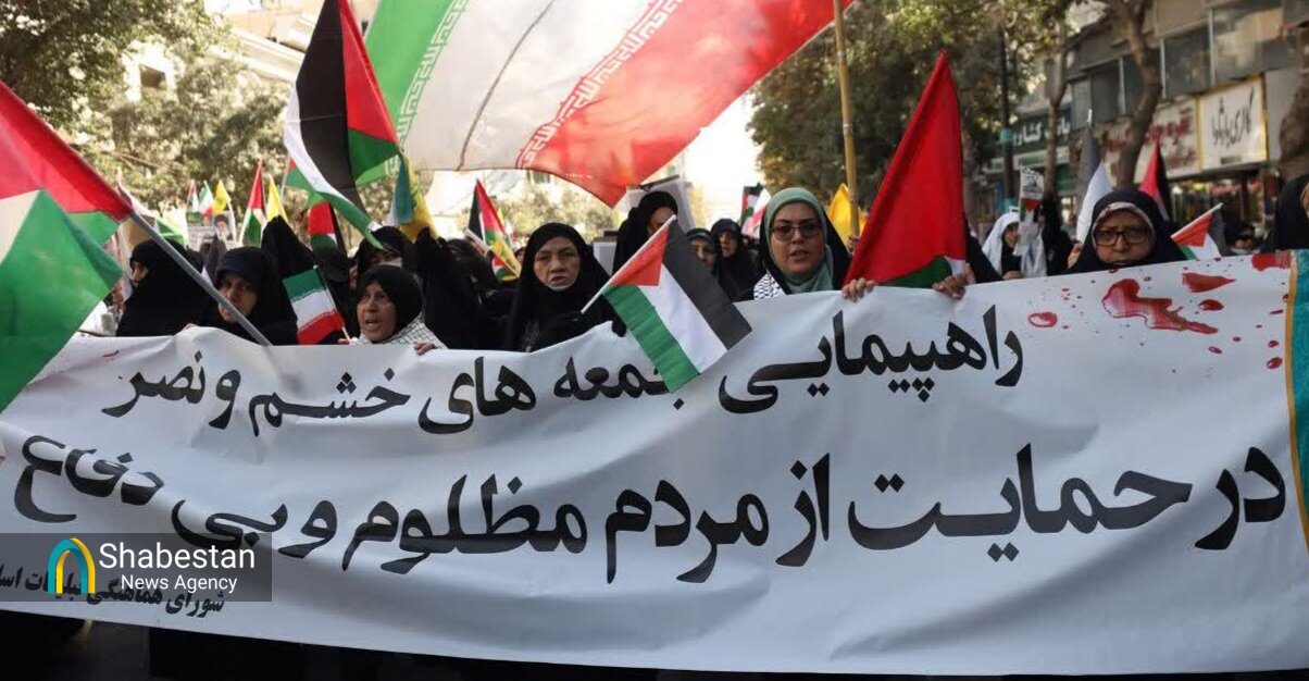 راهپیمایی «بشارت نصر» در مشهدالرضا(ع)