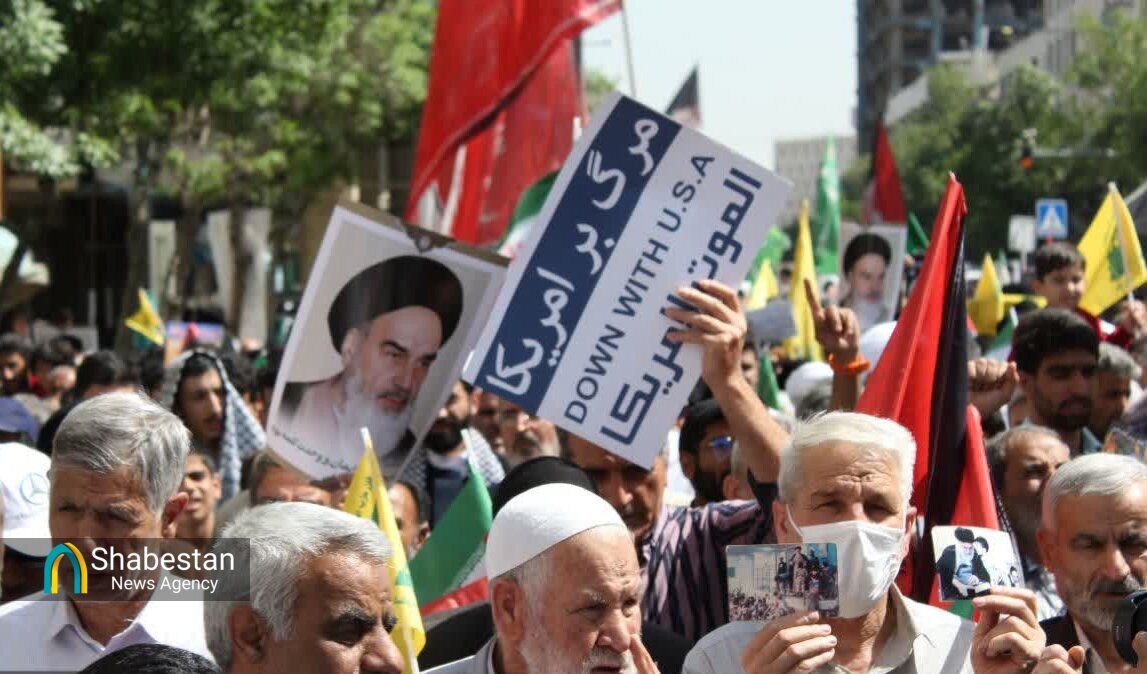 راهپیمایی «بشارت نصر» در مشهدالرضا(ع)