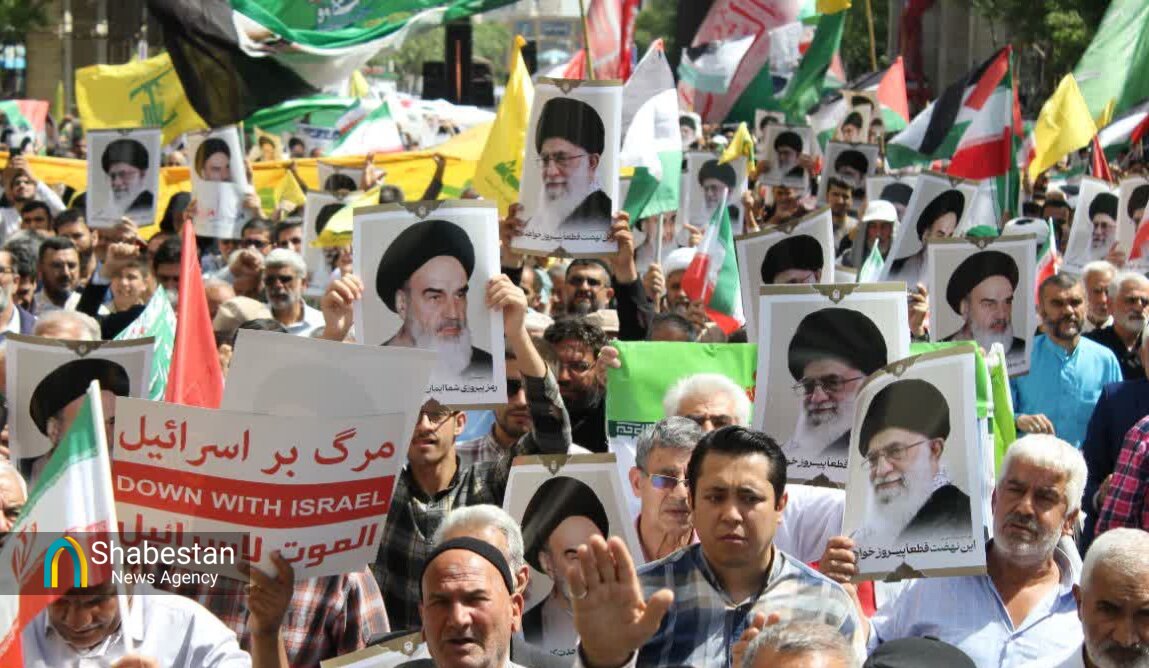 راهپیمایی «بشارت نصر» در مشهدالرضا(ع)