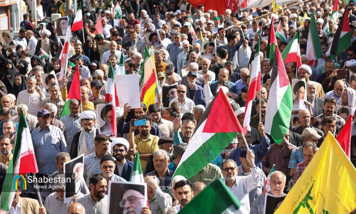 راهپیمایی «بشارت نصر» در مشهدالرضا(ع)