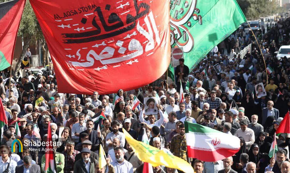 راهپیمایی «بشارت نصر» در مشهدالرضا(ع)