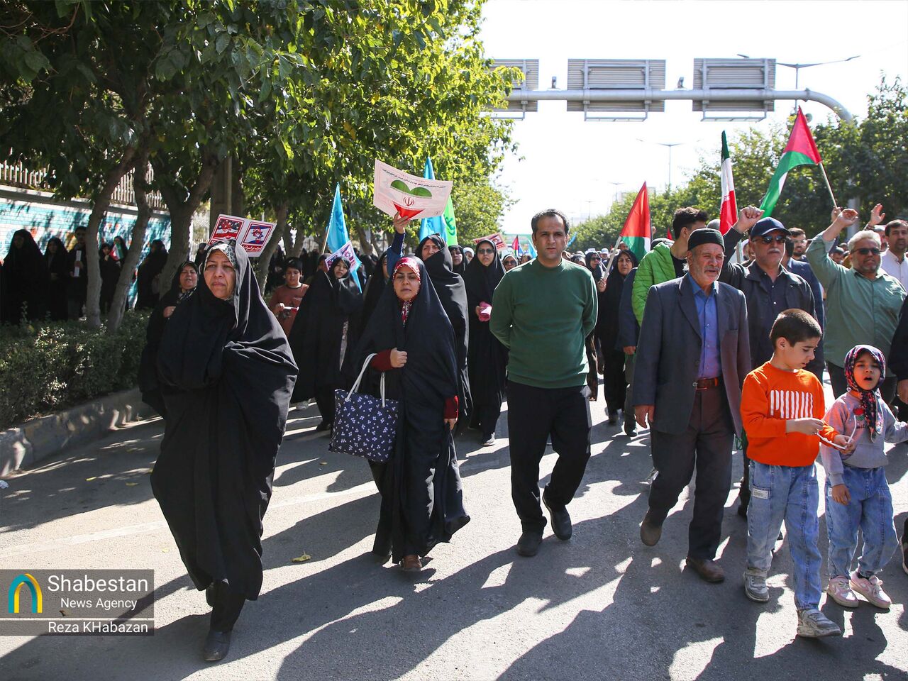 راهپیمایی بشارت نصر در بجنورد