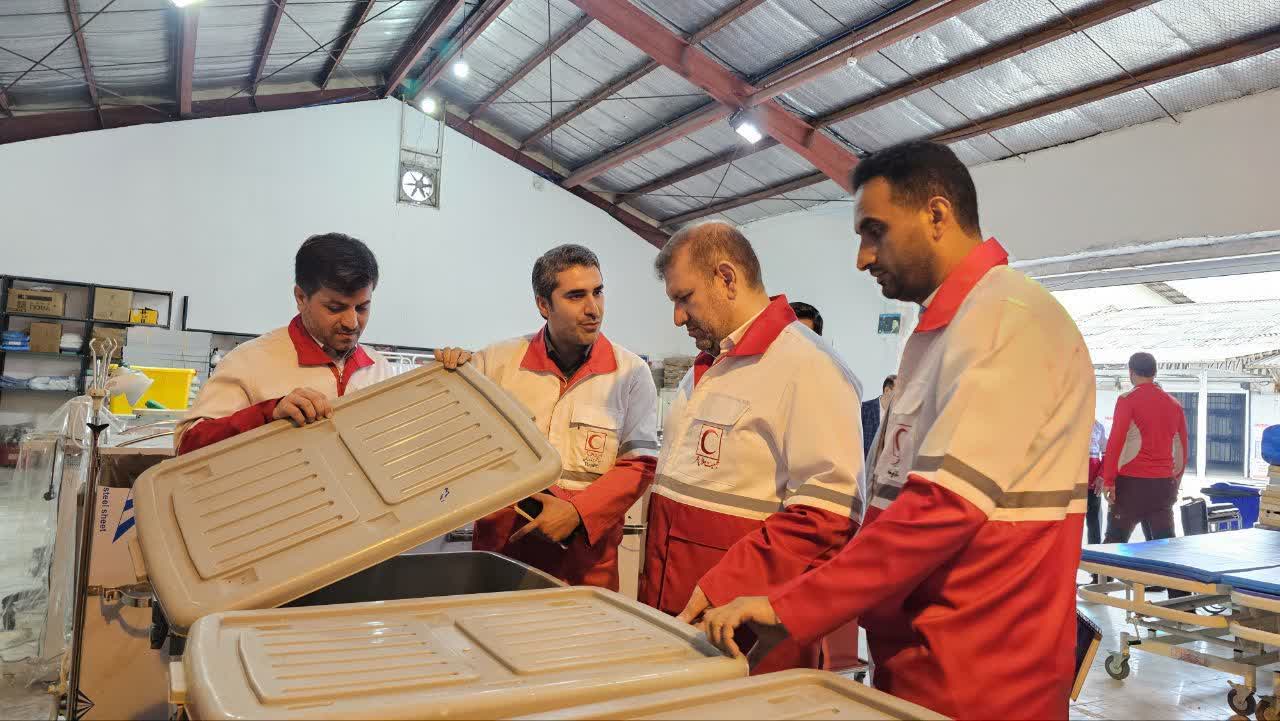 بهرهبرداری از پروژههای ۸۳۰ میلیارد تومانی هلال احمر گیلان و الحاق ناوگان جدید