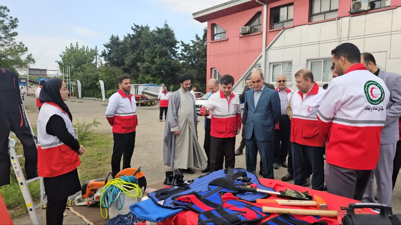 بهره‌برداری از پروژه‌های ۸۳۰ میلیارد تومانی هلال احمر گیلان و الحاق ناوگان جدید