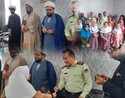 اعضای کانون‌ مسجد جامع آل نبی بمپور از زحمات نیروی انتظامی قدردانی کردند