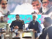نشست خبری فرمانده انتظامی شهرستان جیرفت برگزار شد