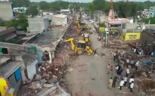 تخریب ده‌ها مغازه مسلمانان در هند