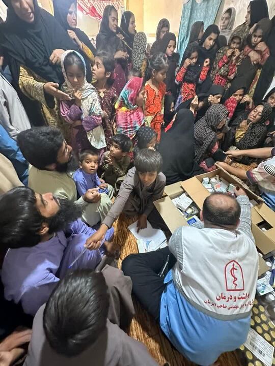 پویش سلامت جهادی در مرزهای سیستان و بلوچستان