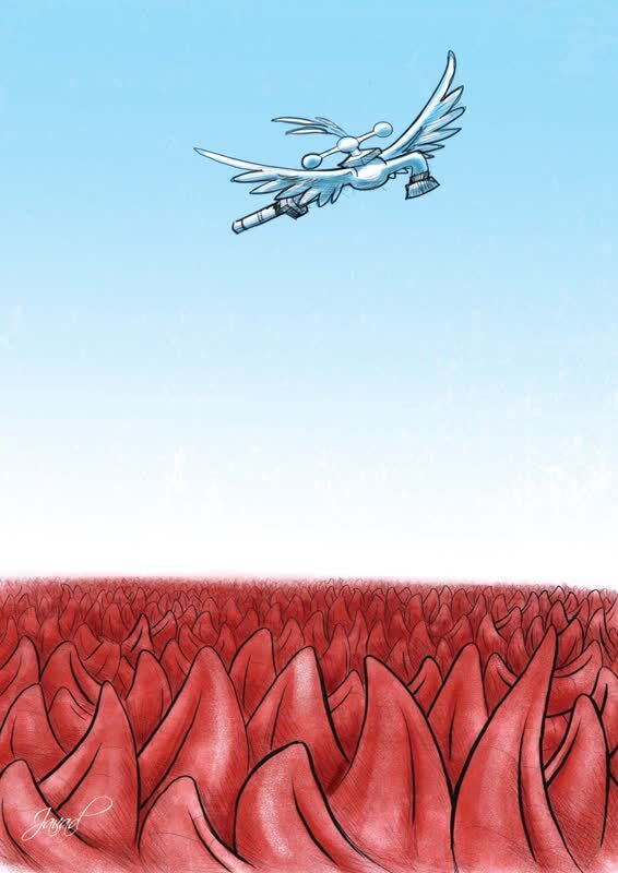 جوایز اصلی جشنواره ملی کاریکاتور کرمانشاه به هنرمندان کردستانی رسید