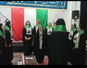 درخشش گروه سرود دختران زینبی مسجد امام موسی کاظم(ع) خمین در سومین مرحله مسابقات استانی فجر