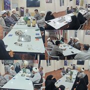 برگزاری جلسه ترویج فرهنگ نماز و انس با قرآن در موکب امام خامنه‌ای چهواز