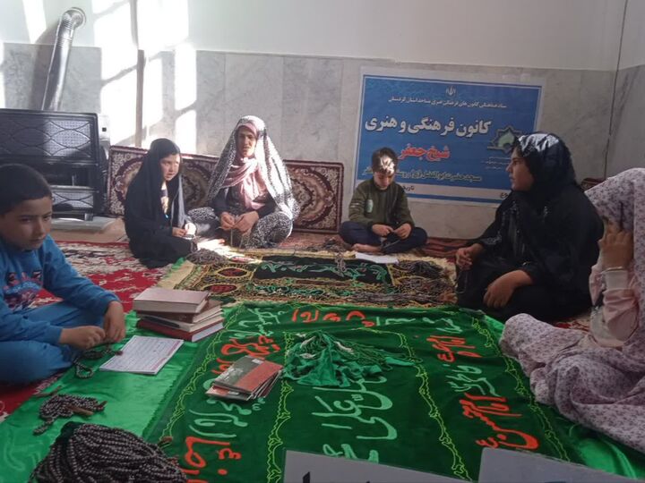 مراسم ختم قرآن به یاد شهدای وطن در روستای شیخ جعفر برگزار شد