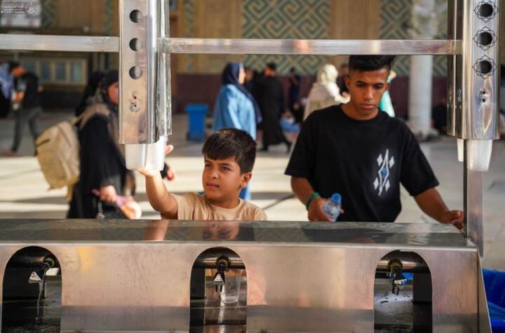 تأمین آب مصرفی زائران حرم امیرالمومنین (ع) توسط آستان مقدس علوی