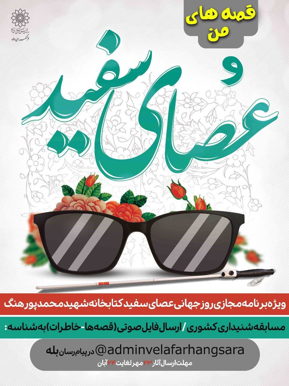 ویژه‌برنامه مجازی «قصه‌های من و عصای سفید» به صورت کشوری برگزار می‌شود